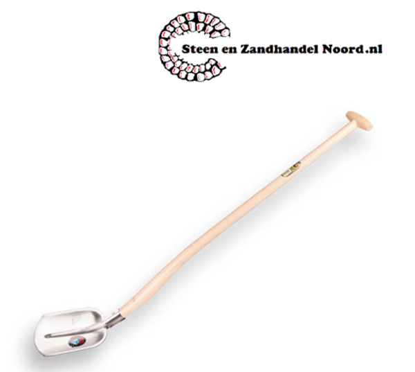 Steekbats - Plagschop Atlas Diamant 1/2 00, gepolijst, gehard met blijham dubbel gebogen 110cm