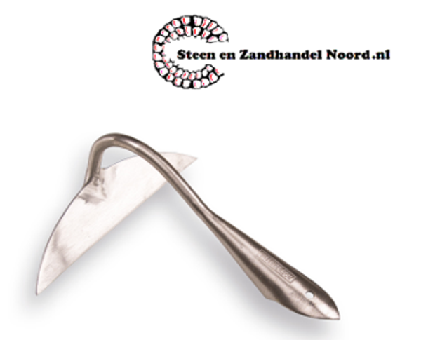 Roestvrijstalen bietenhak 16 cm. zonder steel