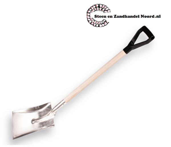 Ballastschop Aluminium nr. 2, zonder strip, met 40" HKD-steel.