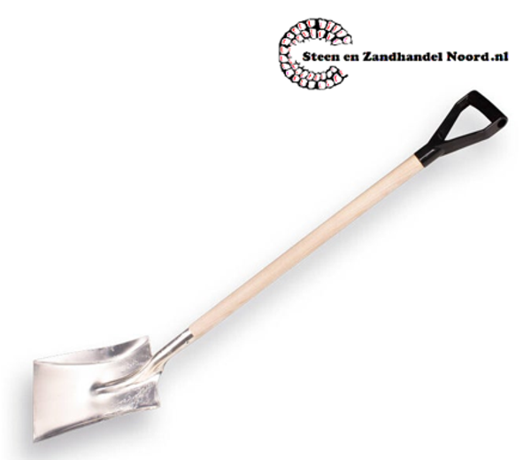 Ballastschop Aluminium nr. 2, zonder strip, met 36" HKD-steel