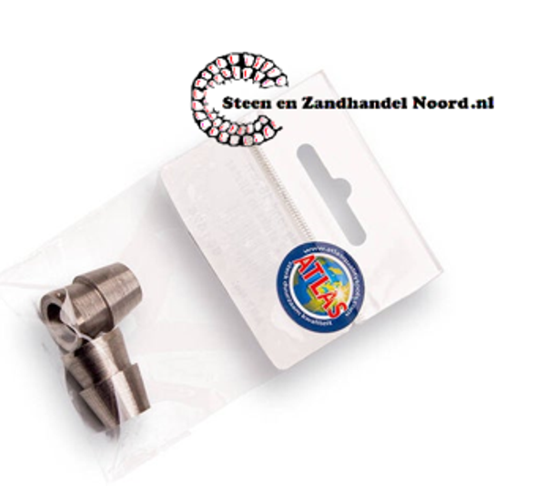 Ronde wiggen 16 mm breed, per 2 stuks.