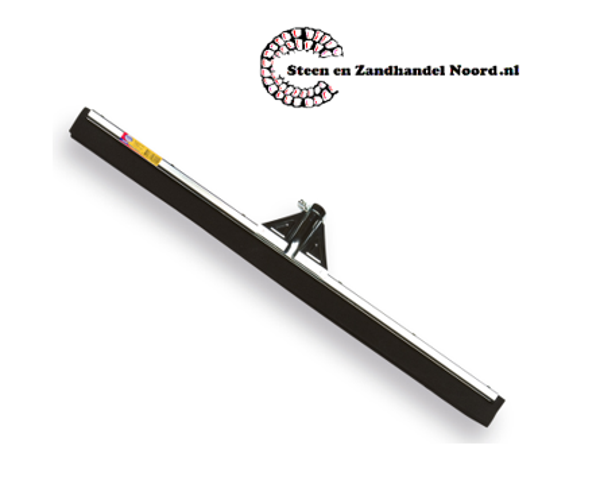 Vloertrekker, VERO 6375, 75 cm. breed, schuimrubber, zwart, versterkt