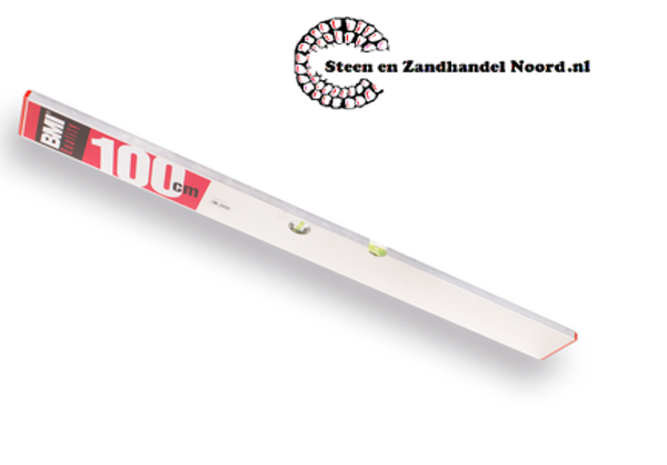 BMI Afreilat - Strijklat 100cm met 2 libellen.