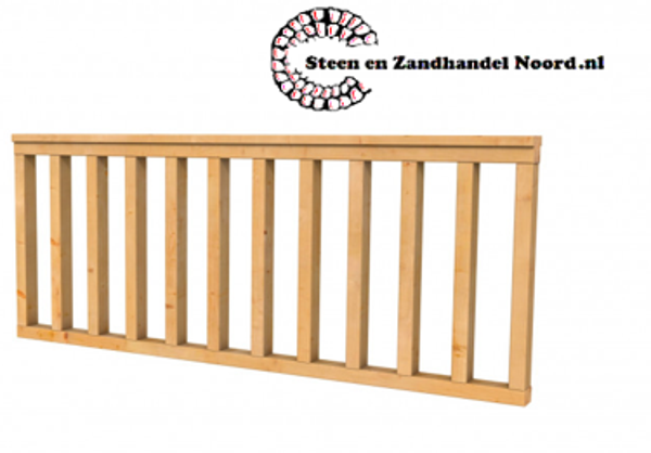 Hekwerk recht douglas type A, 178,5 x 73 cm, onbehandeld