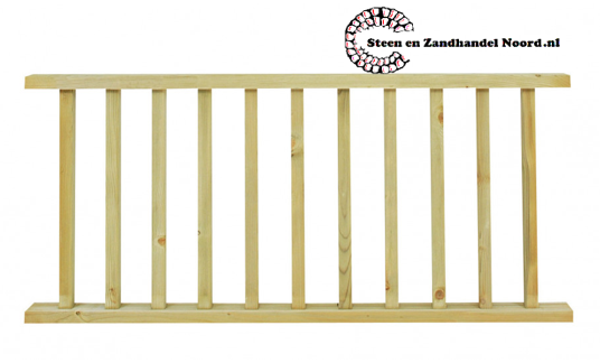 Countryhek Excellent, 180 x 80 cm, groen geïmpregneerd