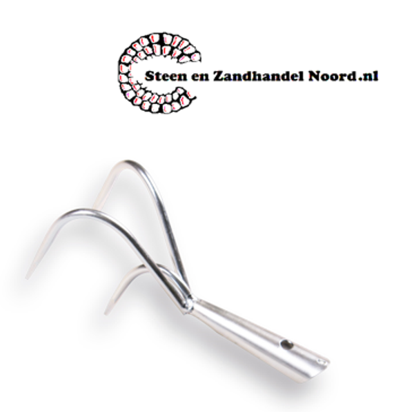 Krabber 3 tanden zonder steel