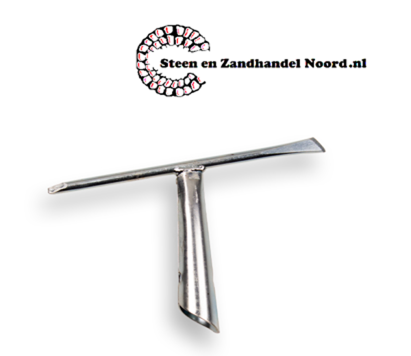 Tegelkrabber VERZINKT zonder steel