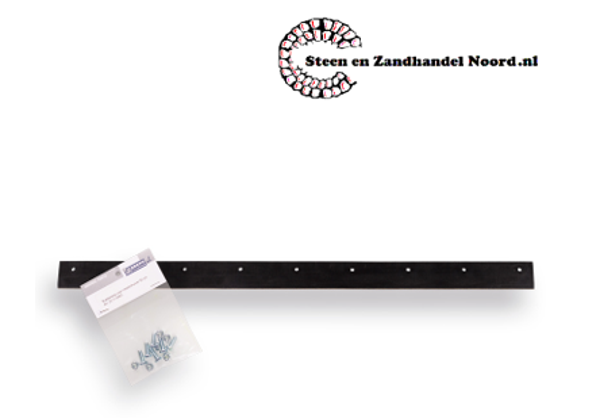 Rubber voor PROLINE mestschuiver 89cm gebogen