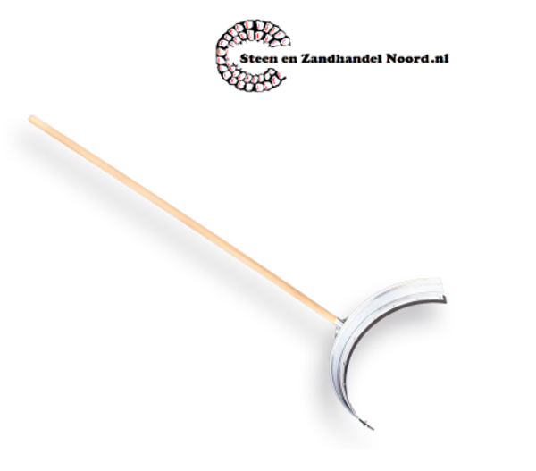 Mestschuiver gebogen PROLINE 89 cm. met Atlas steel 160 x 3,2 cm