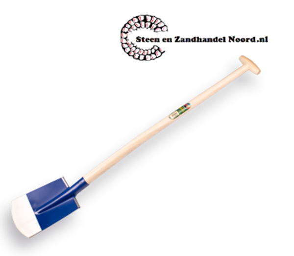 Hobbyspade ATLAS DIAMANT, blauw, ronde OPSTAP, schopsteel ATLAS 95 cm