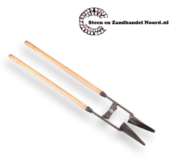 Bollenpoter met 2 lange essen stelen 75 cm.