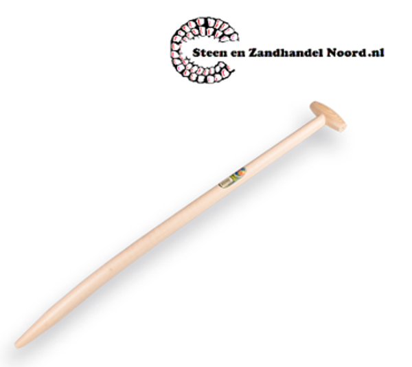 Merkusspadesteel ATLAS 100 cm, doorgestoken hilt en schuine punt voor Betuwse kleispade