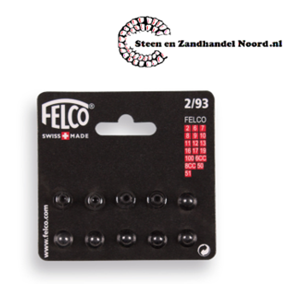 Serviceset Felco 2/93 op blister, voor Felco 2, 6, 7, 8, 9, 10, 11, 12 en 13