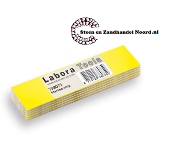 LABORA Markeerstrip, verpakt in bundel van 5 stuks