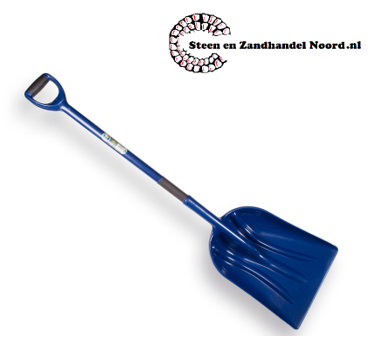 Graanschop - sneeuwschep ATLAS kunststof, met kunststof D-steel, lengte 133 cm, HACCP