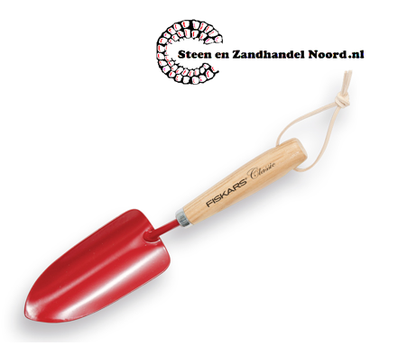 Plantschopje FISKARS CLASSIC met houten handvat