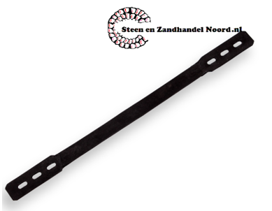 Riem 41 cm, rubber, voor harmonica kniebeschermer