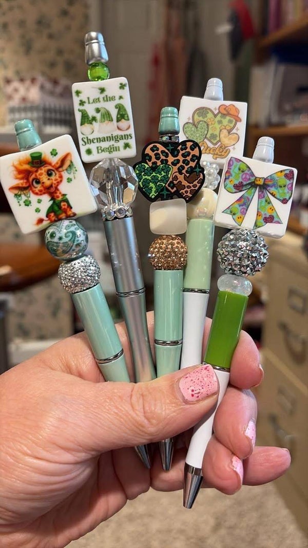 Handmade bead pens