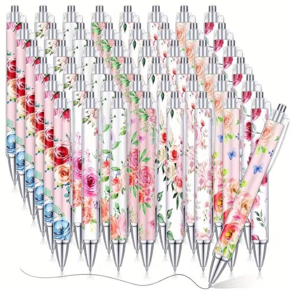 Spring Floral Fat Pens