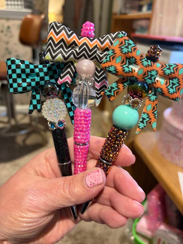 🎀 Handmade Fancy Big Bow Pens