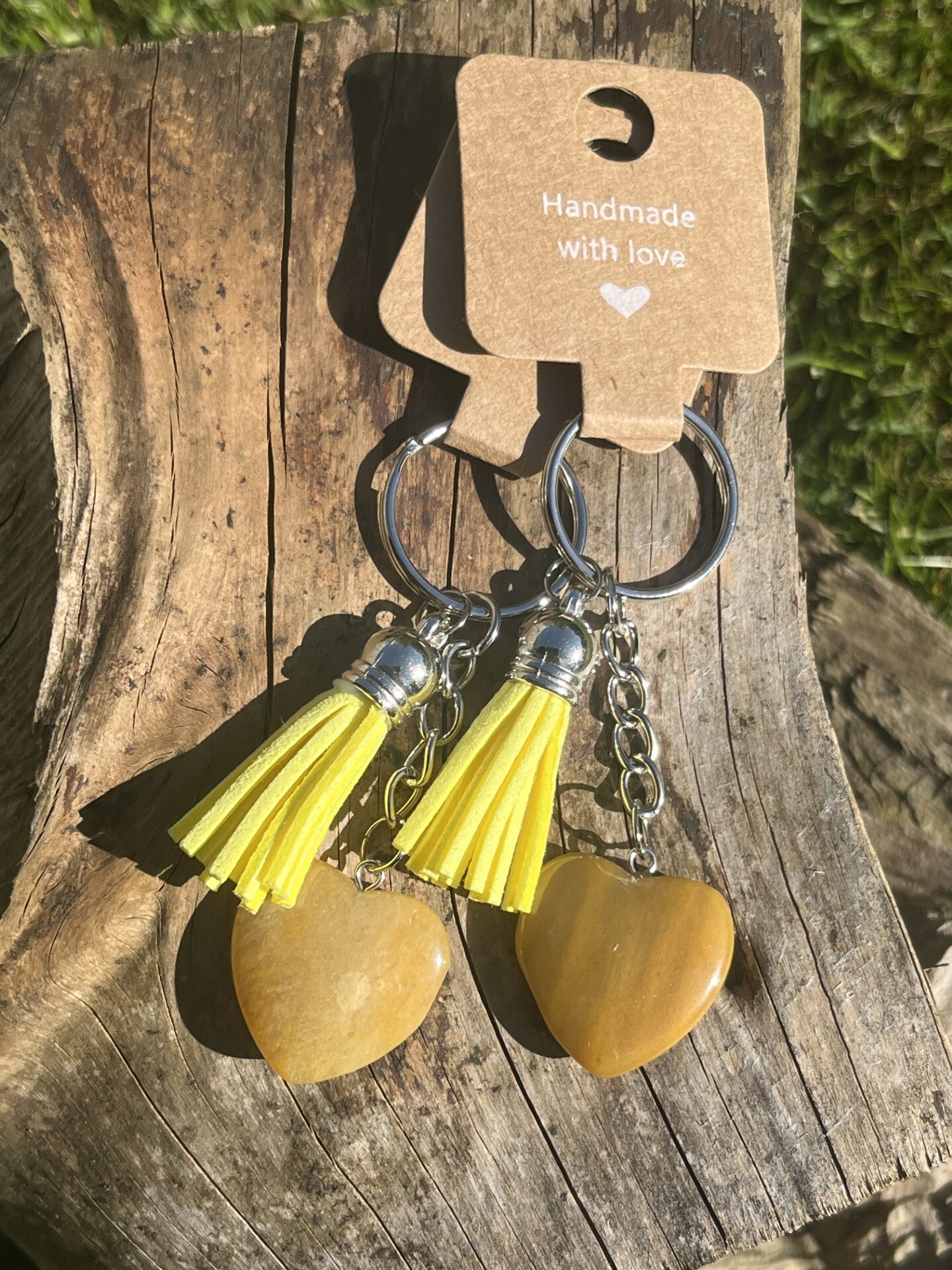 Topaz Jade Keyring