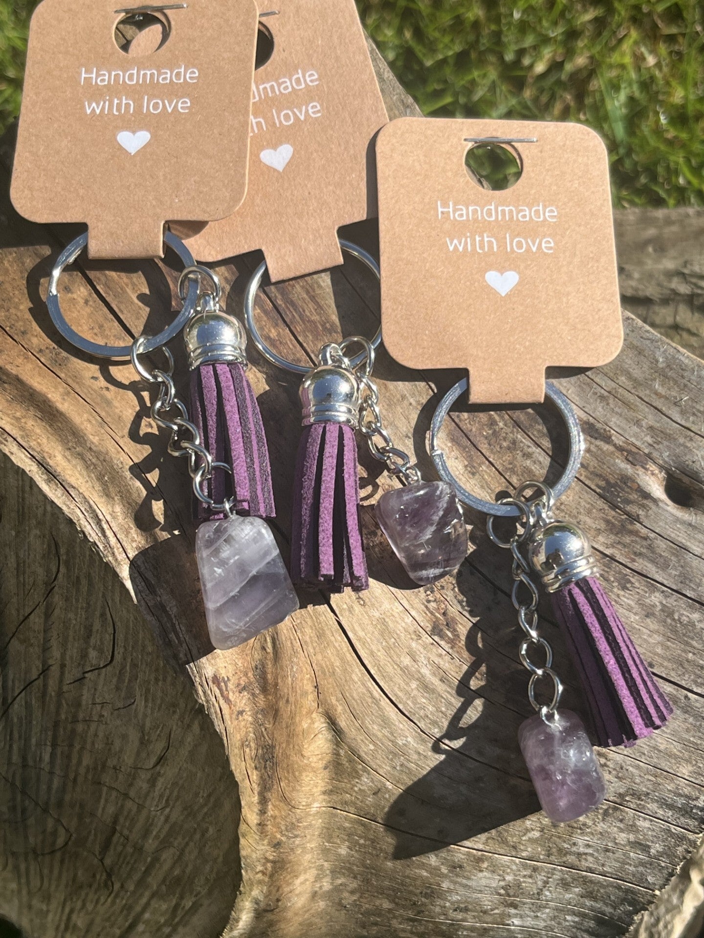 Amethyst Keyring