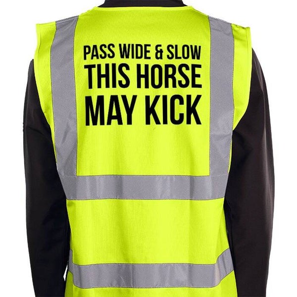 Horse May Kick Hi-Vis (Adult)