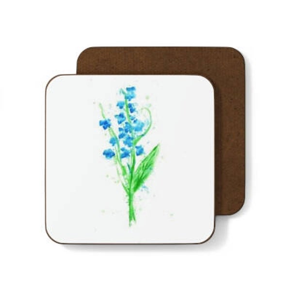 Blue Flower Coaser