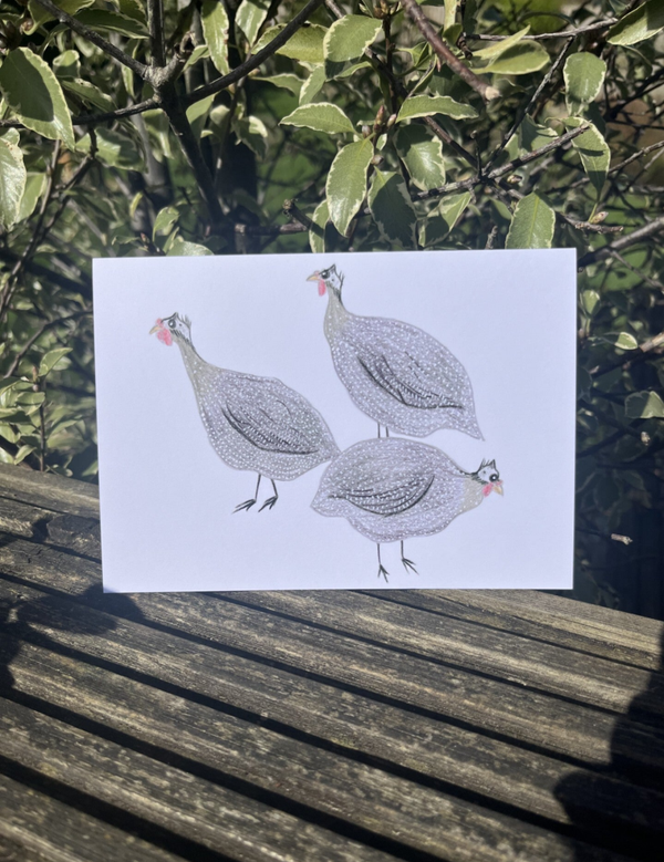 Guinea Fowl Eco-Card