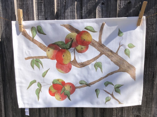 Apple Tea Towel