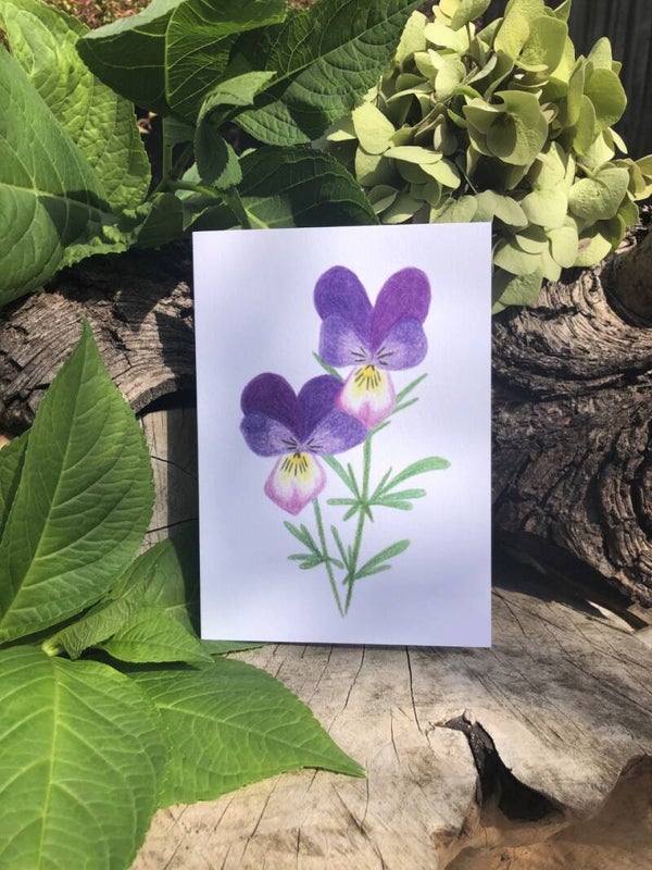 Pansy Eco-Card