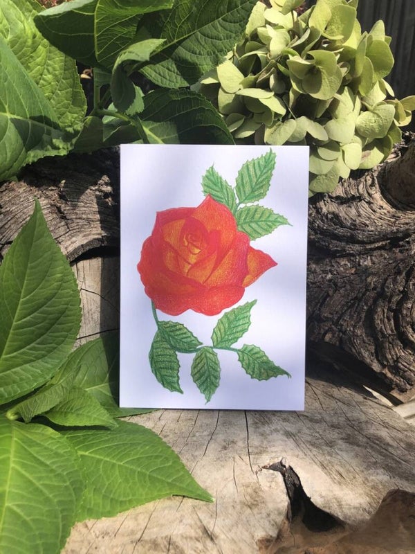 Rose Eco-Card