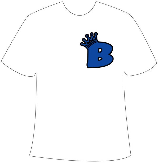 White Eagle T Shirt with Blue
