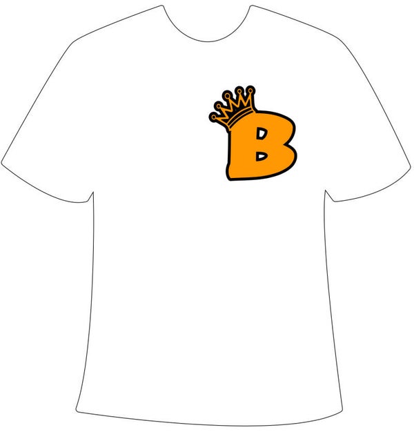 White Eagle T Shirt with Orange