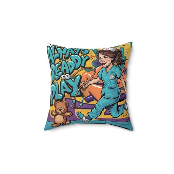 Ped Nurse-Spun Polyester Square Pillow