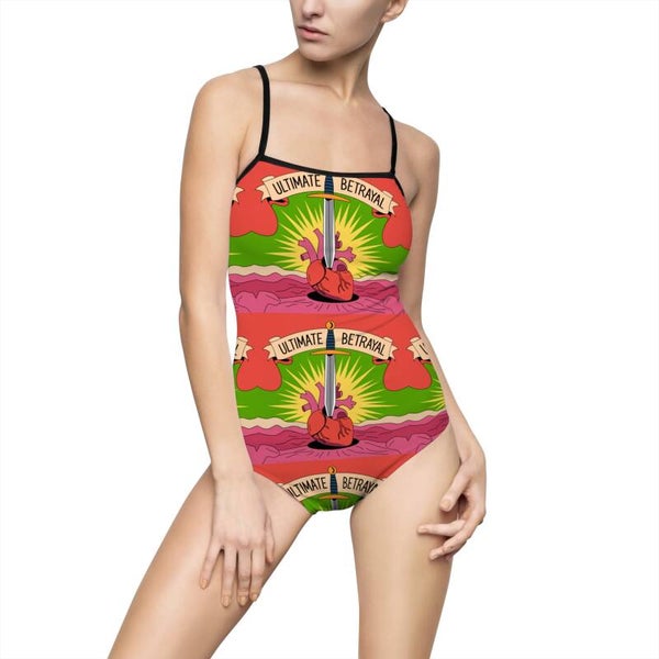 Ultimate Betrayal—Make Waves, Not Apologies 🔥Women's One-piece Swimsuit (AOP)