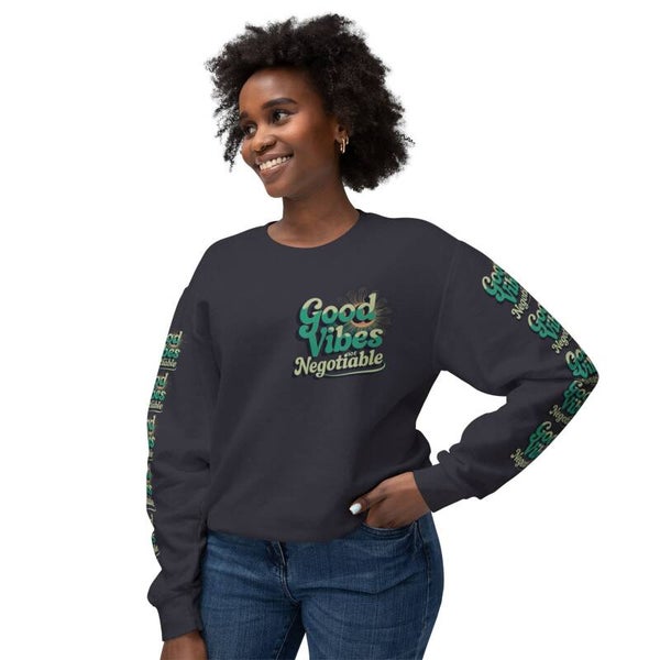 God Vibe is non-negotiable. 😌✨ Elevate your wardrobe with a collection that speaks your vibe. Unisex Lightweight Crewneck Sweatshirt