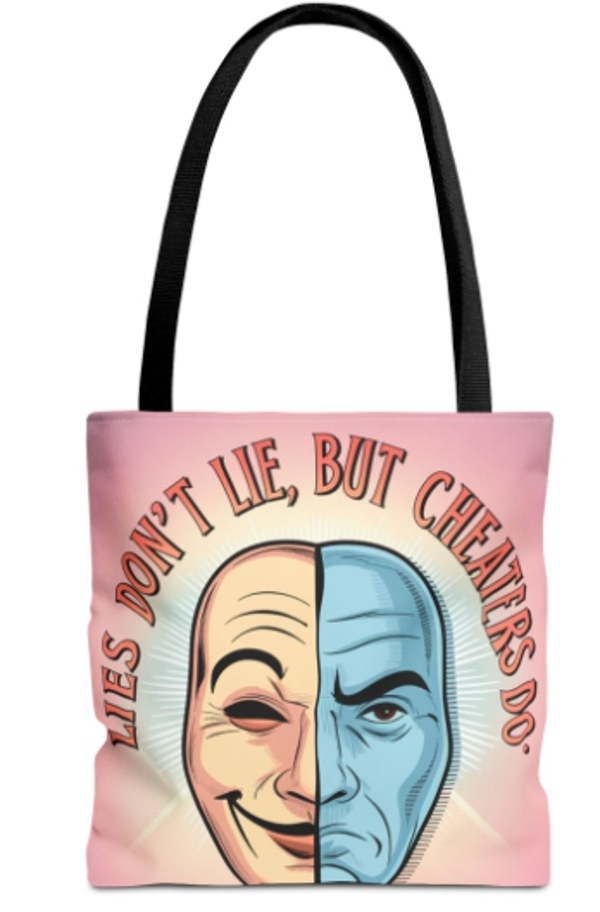 Lie Don't Lie . Cheater Do-Tote Bag (AOP)