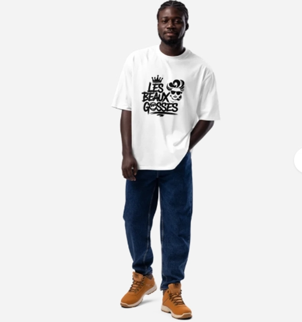 Les Beaux Gosses.Oversized heavyweight t-shirt