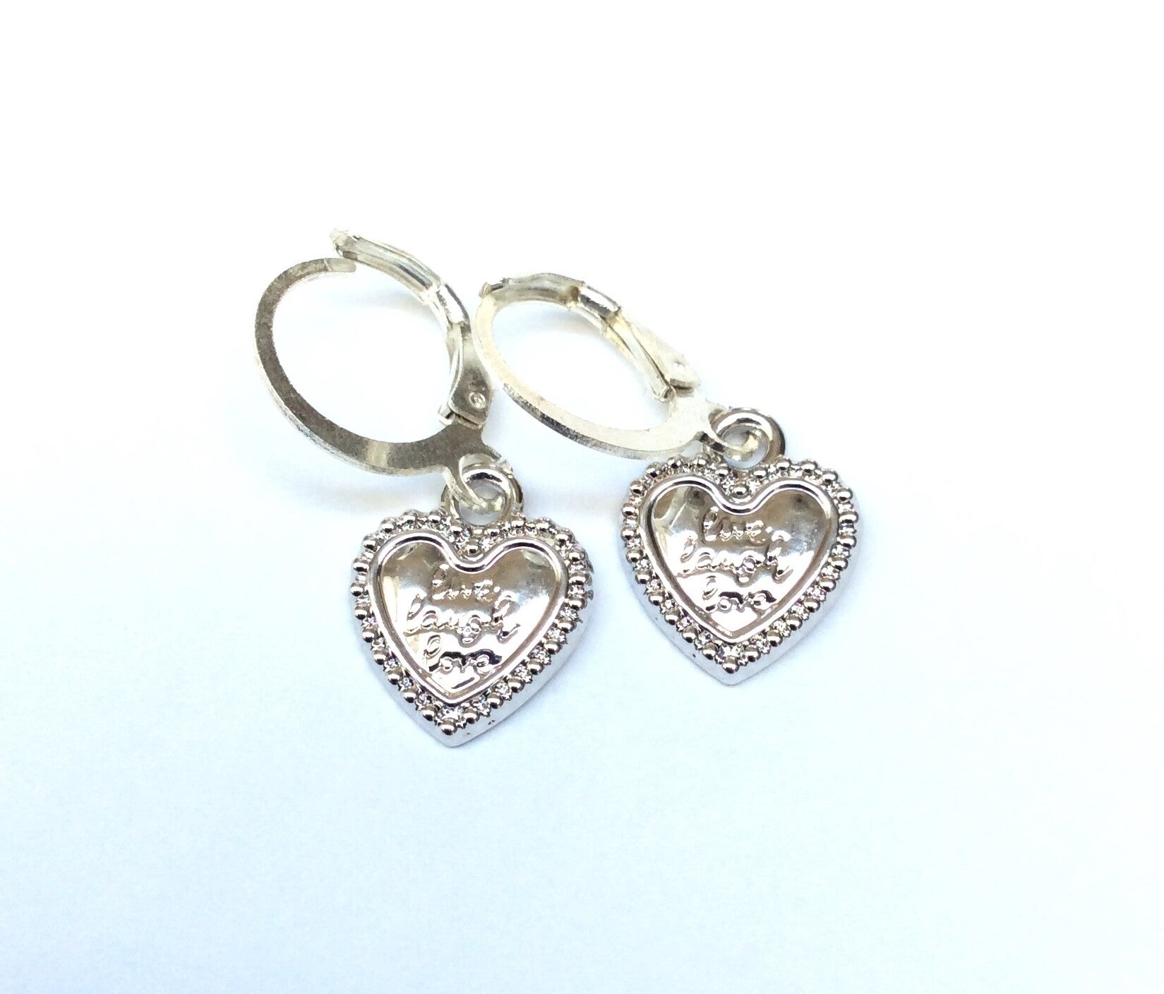Heart Earrings Silver