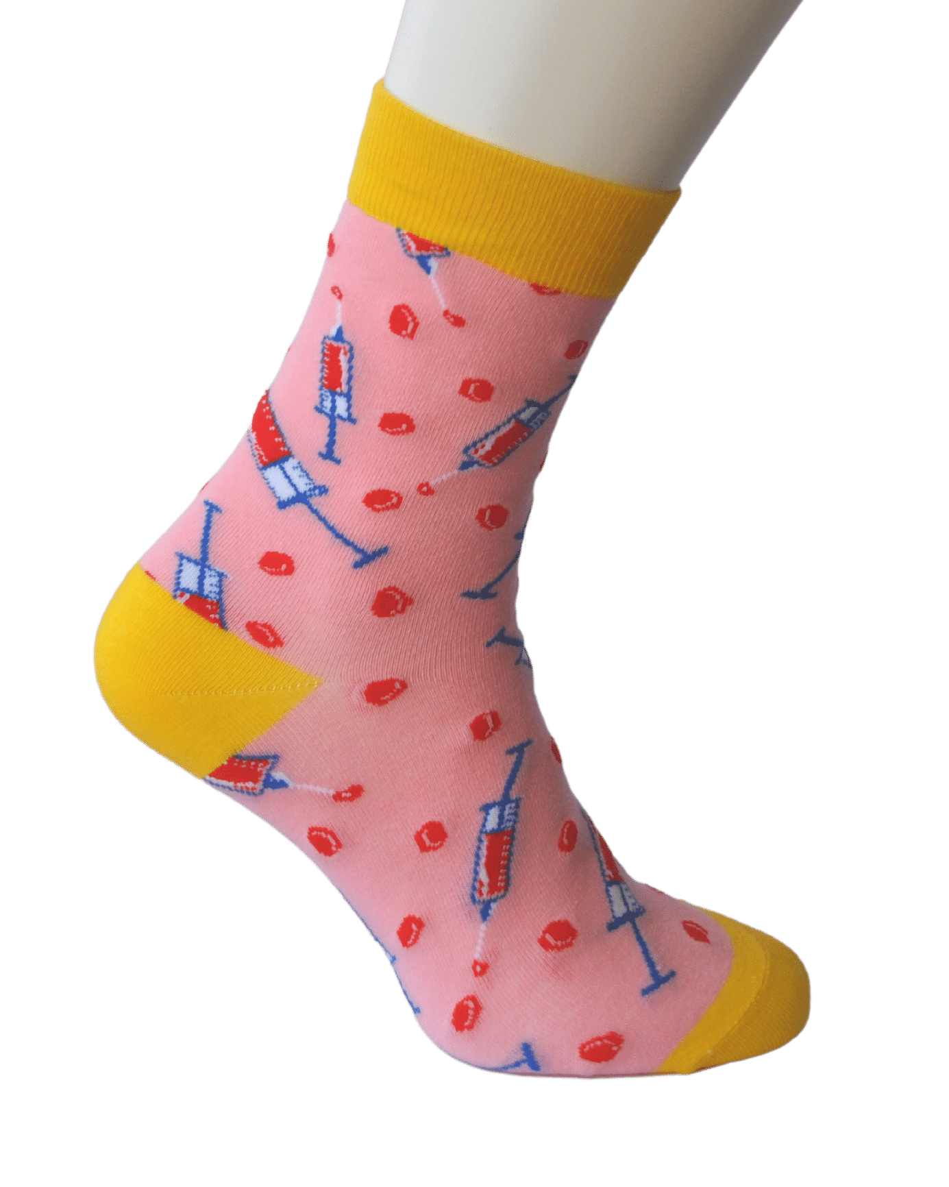 Zorgsokken Injectiespuiten & Rode Bloedcellen maat 37-41