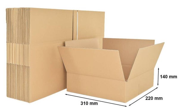 Kartony Klapowe 310x220x140mm, 10 sztuk