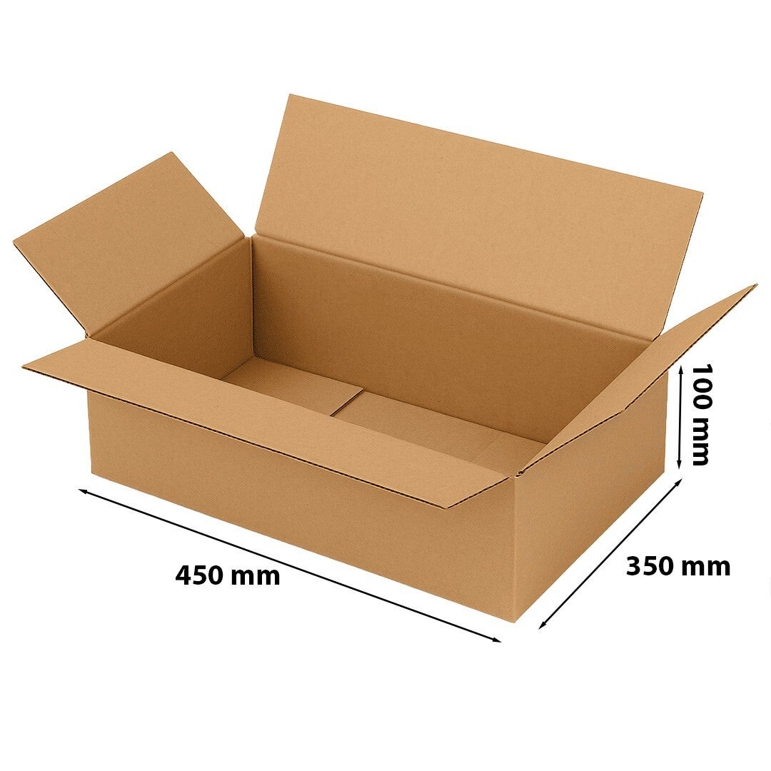 KARTON PUDEŁKO 450x350x100mm A3 KLAPOWE do paczkomatu Gabaryt B Inspost