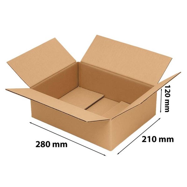 Karton klapowy pudełko 280x210x120mm do Paczkomatu InPost Gabaryt B