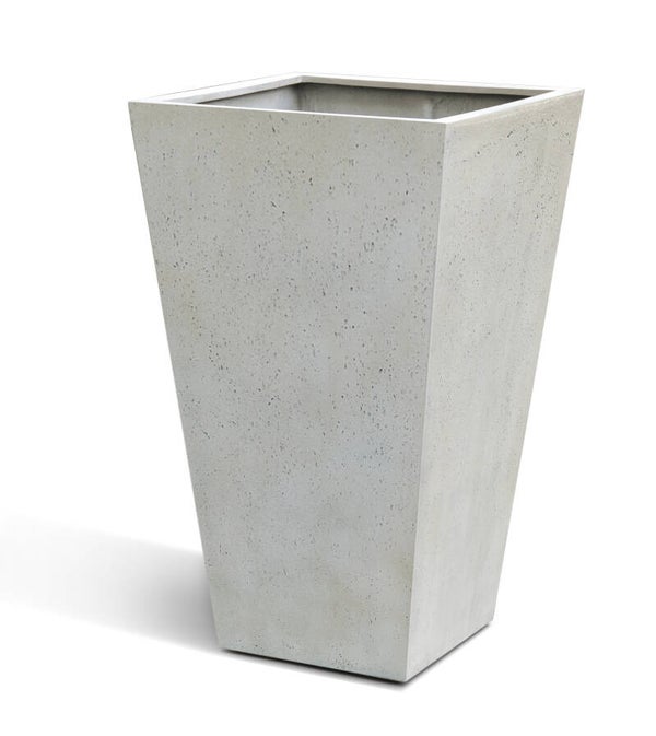 Concrete High Conical box Antique White