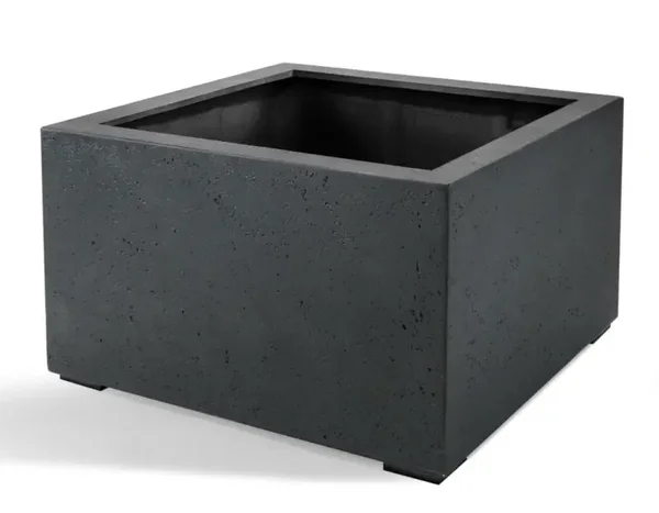 Luca lifestyle Grigio Low cube Lead 100x100cm/ 60cm hoogte