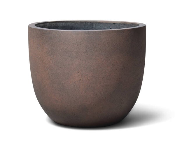 Concrete New Egg pot Rusty Iron 36 cm diameter