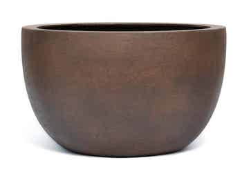 Concrete New Egg Low pot Rusty iron