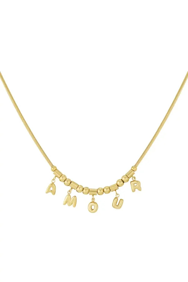Amour ketting met bedels