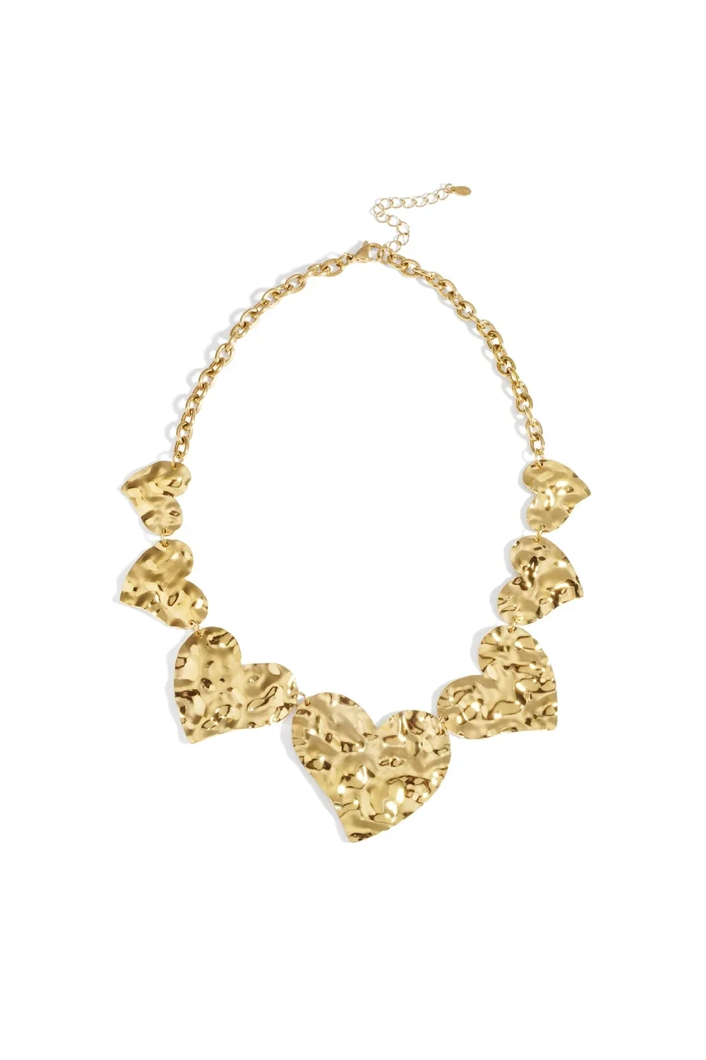 Stainless steel ketting met hart